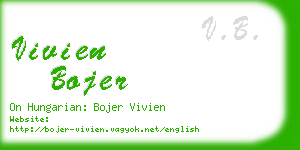 vivien bojer business card